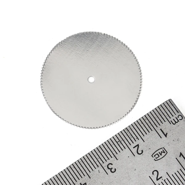 5 шт. 32 мм из нержавеющей стали ломтик металлический режущий диск с 1 оправкой режущий диск для вращающихся инструментов Dremel