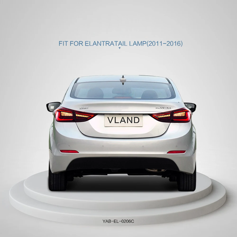 Светодиодный фонарь в сборе для HYUNDAI ELANTRA AVANTE MD 2012 2013 2014 2015 2016 2017 2018|Фара авто сборе|