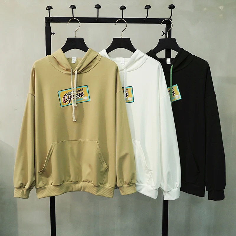 

Korean Style Printed Kpop Hoodie Women Harajuku Loose Letters Autumn Hoodies Pullovers Pocket Hooded Kawaii Hoodie Korean M-XL