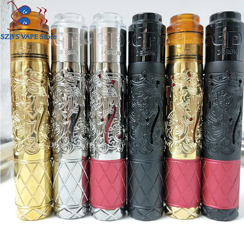 

e-cigarette vape mods Suicide queen Mod and QP KALI V2 RDA box mod kit 25mm diameter 510 with 18650 20700 21700mech vs kennedy