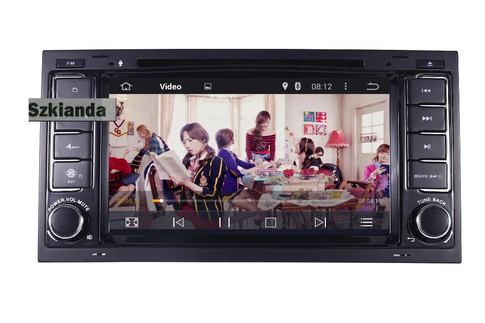 Best 7"HD 1024x600 Touch Screen Android 9.0 Car DVD player for VW Touareg Multivan 4GB RAM 64GB ROM Wifi GPS Radio Bluetooth SD DVD 4