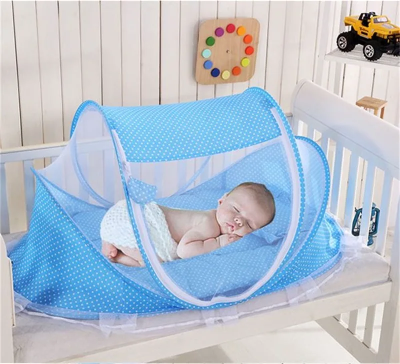 Portable Kids Comfortable Baby Travel Bed Sealed Repellent Mosquito Net