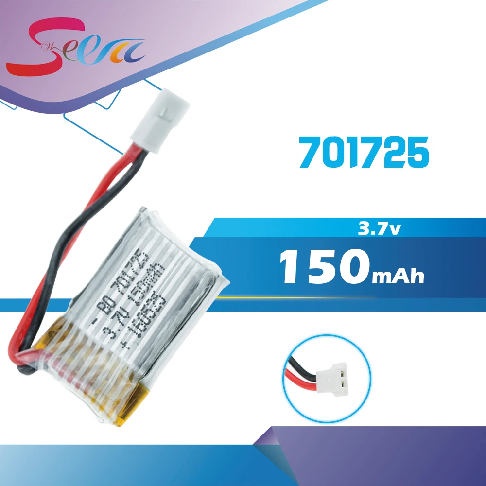lipo battery 3.7V 150mAh For Eachine H8 JJRC H8 mini quadcopter helicopter drone RC Spare Parts