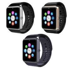GT08 Smart Watch Support 2G GSM SIM TF Card Smartwatch Bluetooth Anti-lost Wristwatch MP3 Sport Clock For iOS Android Phone Men
