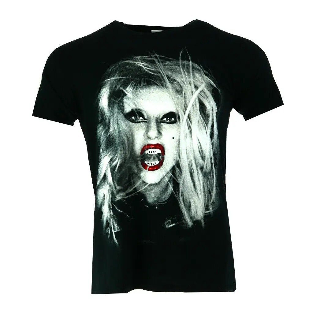 Lady Gaga Born This Way Ball Tour Мужская черная футболка Официальная Лицензия музыка Удобная