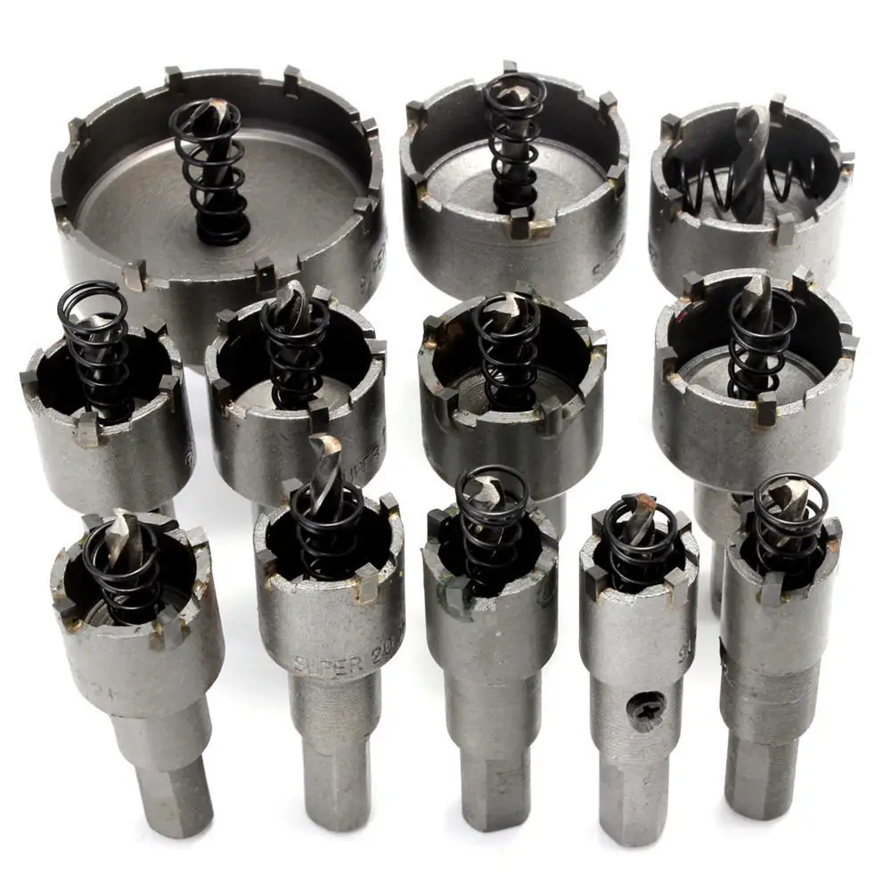 

12pcs 15mm-50mm Hole Saw Cutter Kit Drill Bit Set