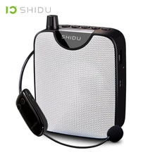 SHIDU UHF Mini Wireless Portable Voice Amplifier FM Stereo Radio HiFi AUX Audio Speaker For Teachers Speech Yoga Instructor M500 shidu ultra wireless portable uhf mini audio speaker usb lautsprecher voice amplifier for teachers tourrist yoga instructor s615