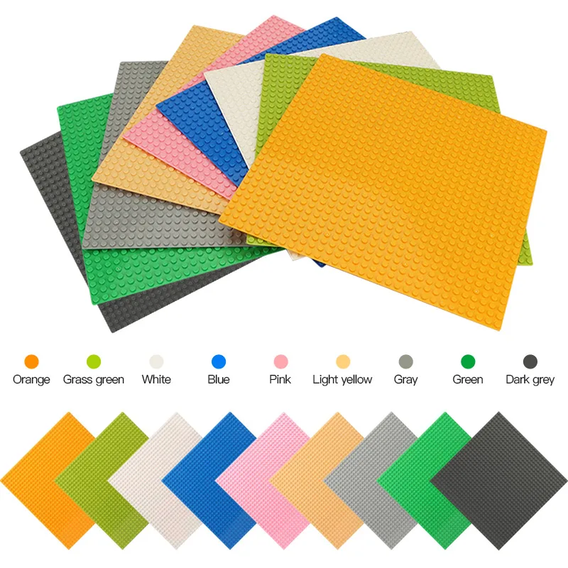 

DIY Variety of Option 32*32 Dots Base Plates Building Blocks Compatible LegoINGLYS Technic Bricks Enlighten Gift Toys For Kids