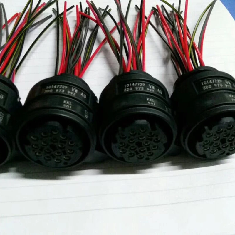 16 Pin/Way 02E коробка передач контроллер корпуса разъем с кабелем свиной хвост для VW