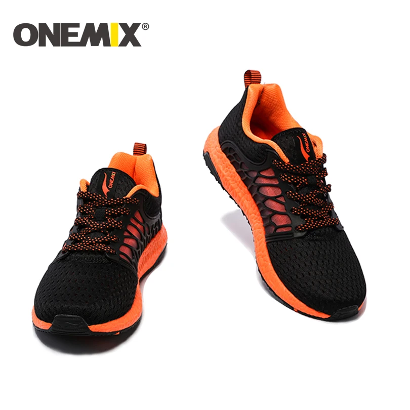 Летняя мужская обувь для бега ONEMIX сверхлегкие спортивные кроссовки дышащая