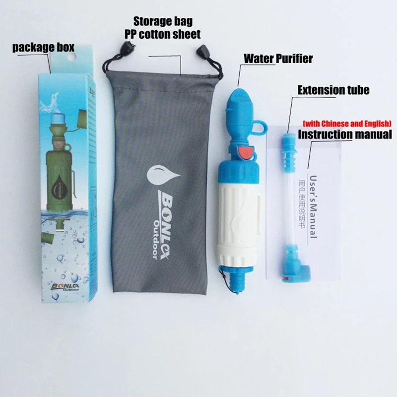 

Outdoor Tool Water Purifier Portable Ultrafiltration Drinking Water Bladder Accessory Filter System