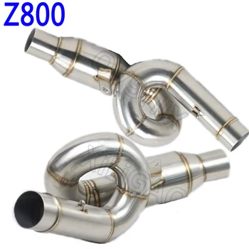 

For Kawasaki Z800 2012 2013 2014 2015 2016 Motorcycle Roundabout Exhaust Pipe Muffler Middle Link Pipe Without Exhaust AK099