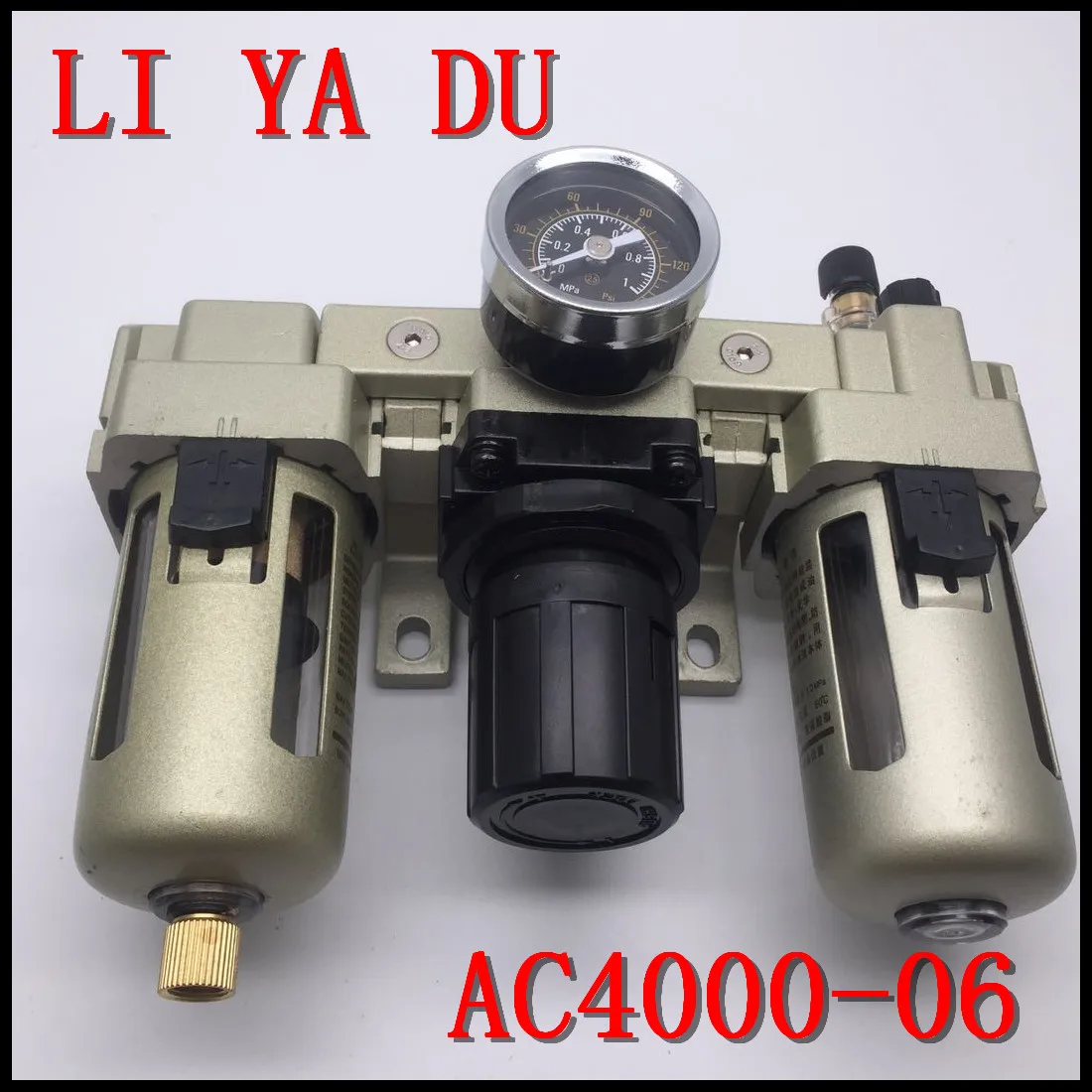 

AC4000-06 G3/4 Air source processor Air filter relief valve Sanlian pieces
