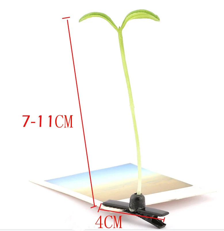 Популярный головные уборы застежка новинка трава клипы 20 шт./лот, Антенна заколки для волос контактный бин росток головные уборы