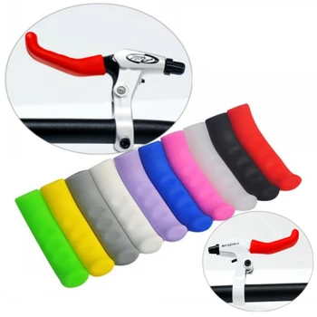 

10 Pcs Silicone Bicycle Brake Handle Sleeve Mountain Road Bike Anti-Skid Brake Lever Protector Cover Bicycle Handbrake Cover