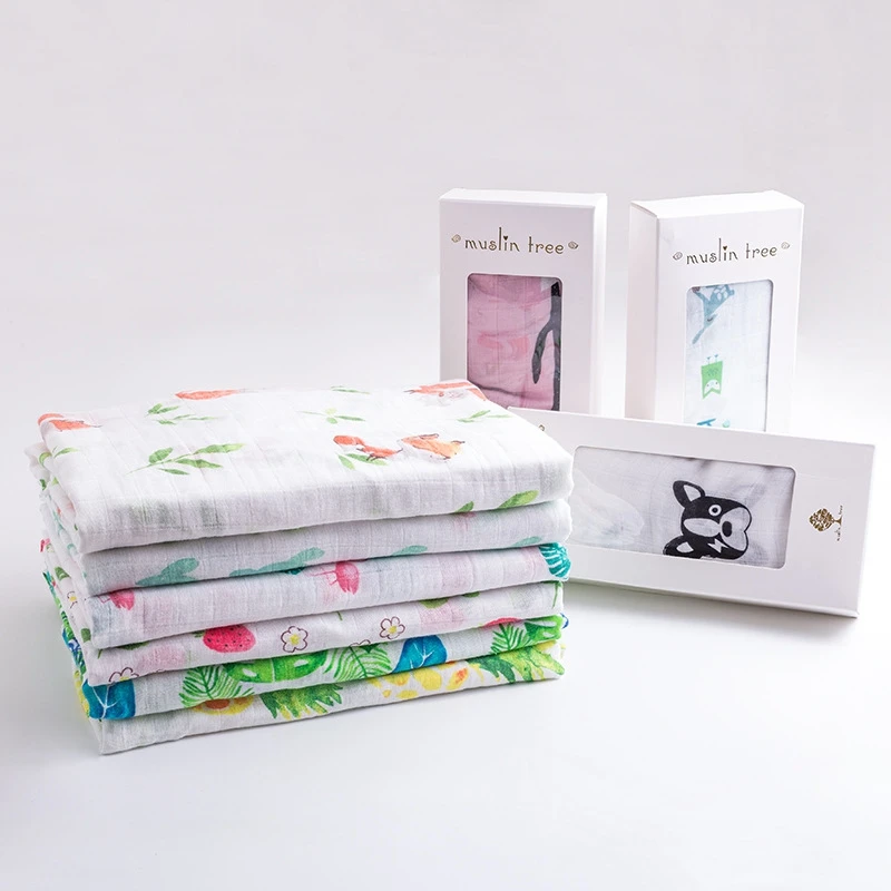 Buy Baby Bamboo Blanket Cotton Muslin Swaddle Bedding