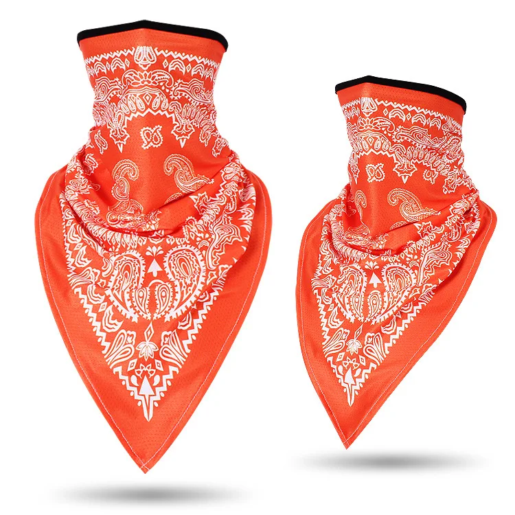 WOSAWE, мотоциклетная бандана, Балаклава, 3D лицо, шид, Балаклава, cagoule visage, мотоциклетный головной платок, велосипедный, сноуборд, Лыжная маска, bivakmuts - Цвет: Orange