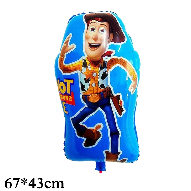 

5pcs/lot Captain Woody balloon the Toy Story Balloon foil material Toy Story Woody Helium Balloon inflatable baloes
