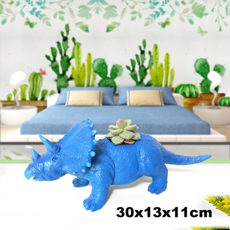 

Plastic dinosaur animal flower pot for Cactus succulent Plant Pot Flower bonsai Pots Container Planter garden decoration