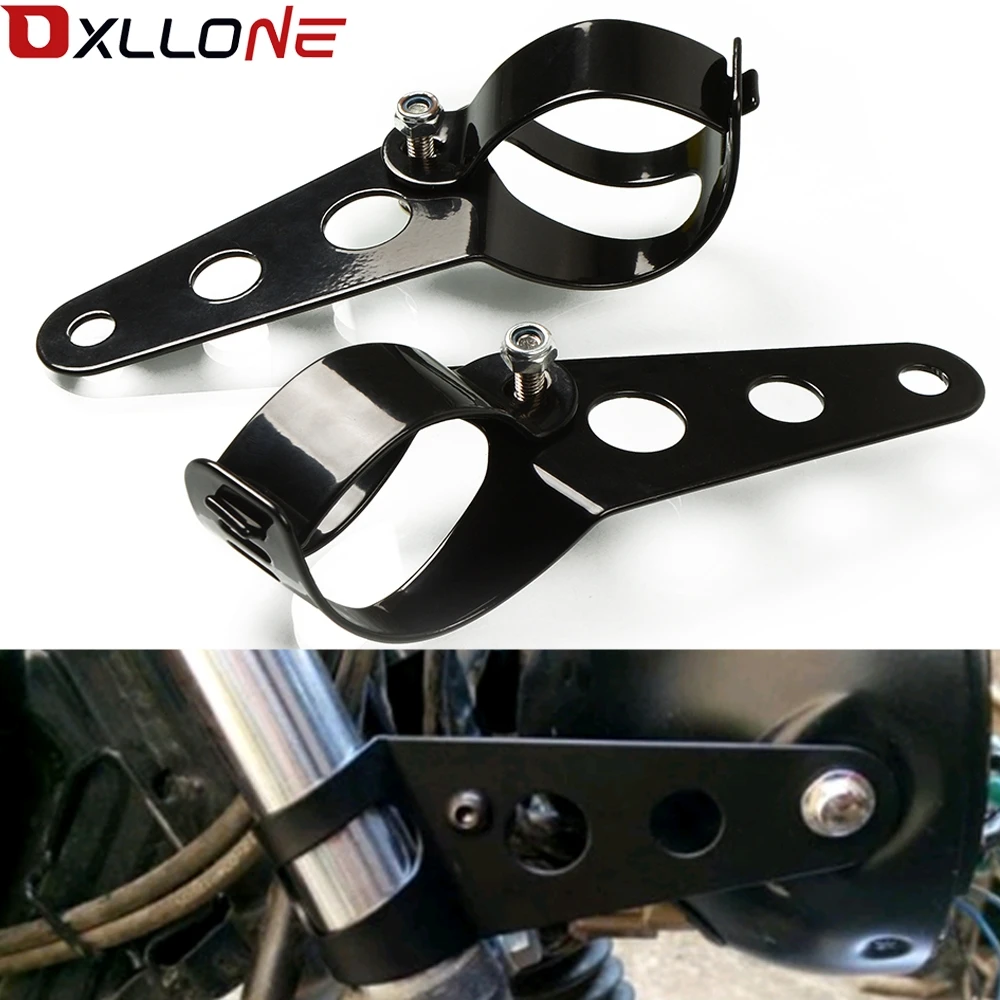 

Motorcycle CNC Aluminum 35-43mm Universal Headlight Mount Bracket Fork Ears Head Lamp Holder For Honda CB 190R 599 600F 650F 919