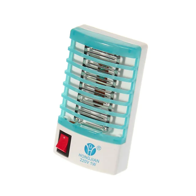 1Pcs European Plug 220V Socket Electric Mini Mosquito Lamp LED Insect Mosquito Repeller killer Fly Bug Insect Night Housefly