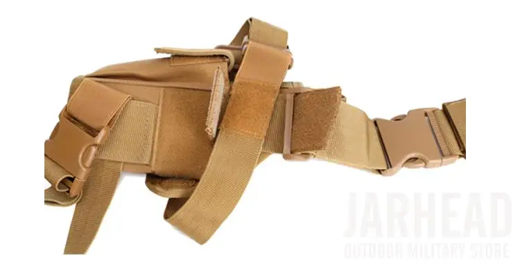 Militar do Exército Tactical Airsoft Nylon Bolsa Queda Perna Paintball Caça Universal Pistol Drop Leg Cintura Holster Bag 600d 16 Esporte e Lazer
