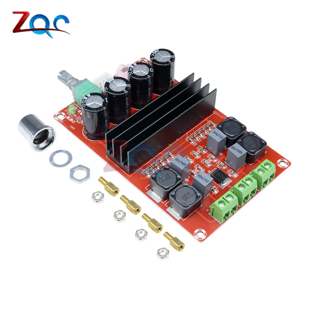 Двухканальная плата цифрового усилителя звука для Arduino TPA3116D2 100 Вт + 12 24 В 2x100 Вт|board