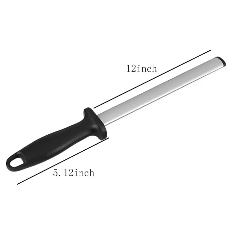 Diamond Carbon Steel Professional Knife Sharpener Rod | Kitchen Home or Hunting Master Chef Hunter Gourmet Blade Sha Дом и сад