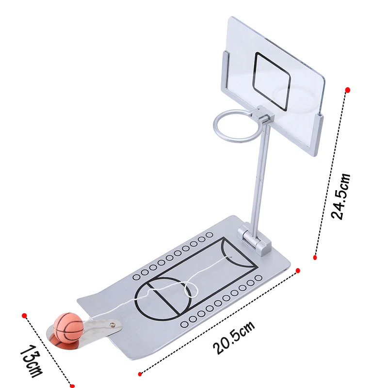 Mini Finger Basketball Game Foldable Table Spring Loaded Desktop Family