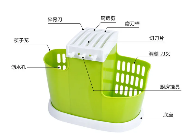 Кухня полка для хранения расходных материалов для дома слив хранения вилка держатель для ложек палочки дозирующая детская ложка для Ножи сушильная стойка-кейс аксессуары поставок