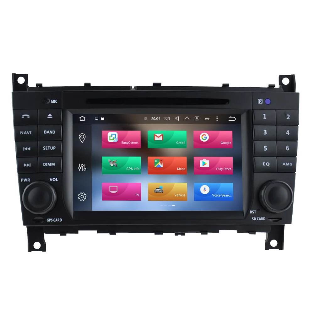 Clearance Android 9.0 Car GPS Navigation Radio Stereo For Mercedes Benz/Sprinter/W203/a180 2008-2012 Auto Audio WIFI DVD Video Multimedia 11