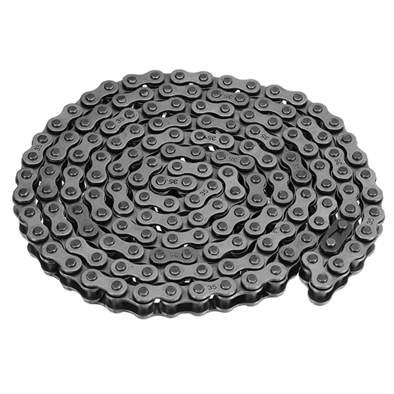 

SULEVE 1pc 9.525mm 3/8 Inch Pitch 1.5m Industrial Transmission Driving Roller Single Chain For Motorcycle