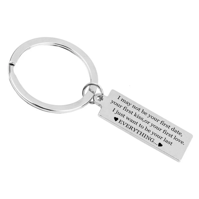 Boyfriend/Girlfriend Keychain I May Not Be Your First Date Your First
