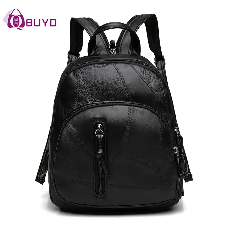 Personality Mini Backpack Women Soft Leather Backpack 2018 Fashion