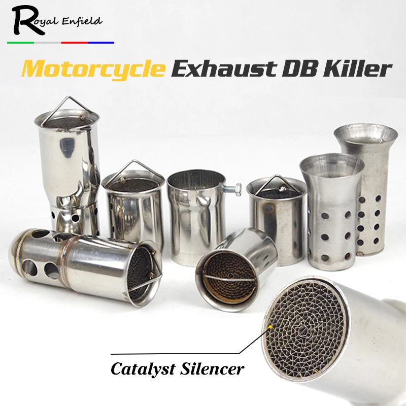 2/" x5.9/" Motorcycle Exhaust Pipe Silencer DB Killer Muffler Can Baffle Universal