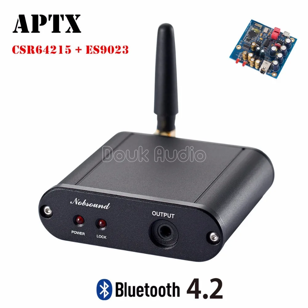 Nobsound беспроводной Bluetooth 4 2 HiFi CSR64215 ES9023 AD823 Apt X без потерь аудио декодер DAC мини