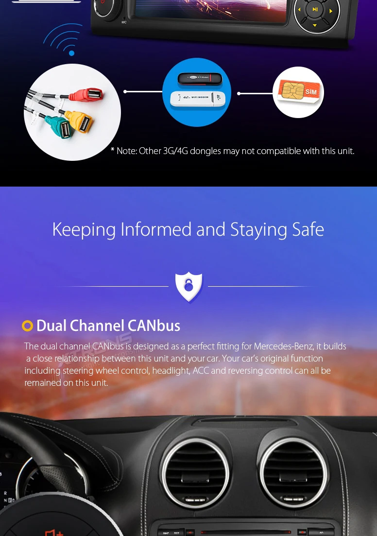Best Android 8.0 OS 7" Car DVD Multimedia Navigation GPS Radio for Mercedes-Benz ML-Class W164 2005-2011 & GL-Class X164 2006-2012 14