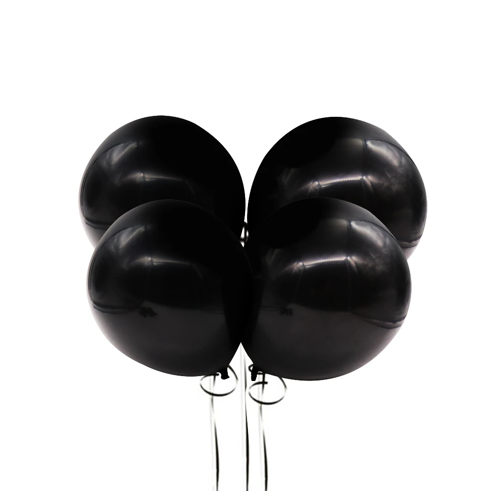 

50Pcs/Lot 12 inch Halloween Atmosphere round Black Orange Balloon High Quality Party birthday Decorations Latex Air Balls Toys