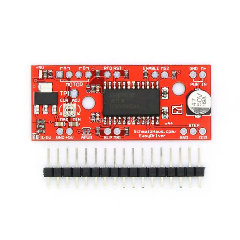 20 шт./лот шаговый двигатель easydriver Драйвер V44 A3967 модуль | Электроника