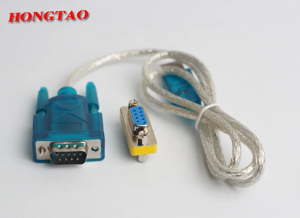 Suporte para Cabo Usb para Rs232 e Adaptador Db9 9pin Serial com sem cd com Db9 Fêmea para Fêmea 0.8m para Computador - Imagem 4