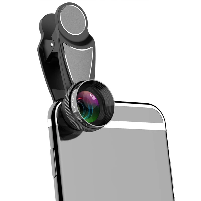 Объектив камеры телефона, оптический зум 2X телефото линза мобильного телефона камера телескоп объектив для Iphone 6 7 8 samsung Note8 S8 S9 Smart