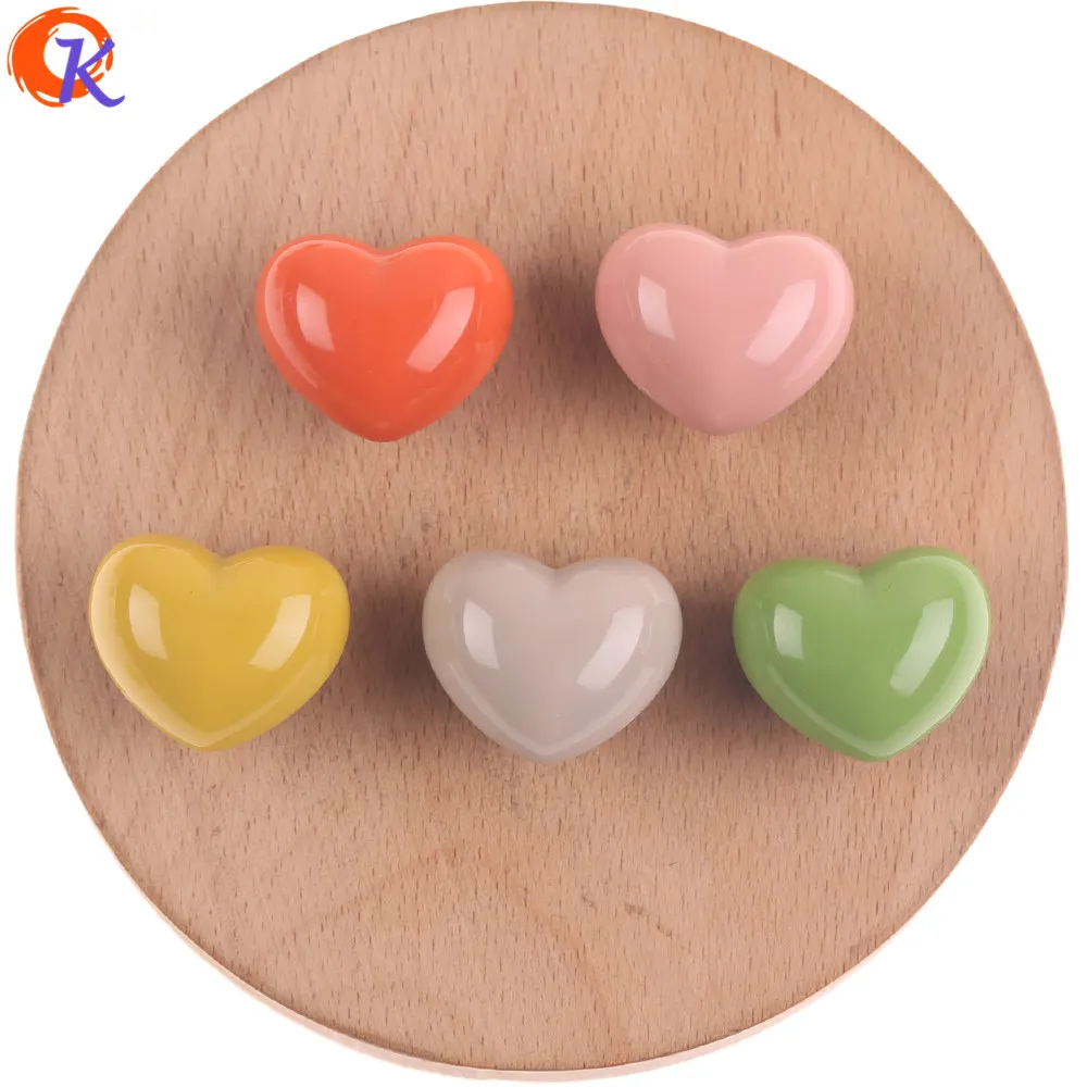 

Cordial Design 19x24mm 100Pcs Acrylic Beads/Hand Made/DIY Making/Heart Shape/Soild Bead/Jewelry Findings/Hair Accessories