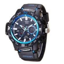 Новинка года, долговечный Водонепроницаемый светодиодный индикатор времени и даты для мужчин, водонепроницаемые спортивные часы, ударные цифровые электронные часы L10133