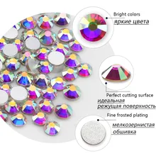 Multi-size 1680pcs Glass Nail Rhinestones For Nails Art Decorations Crystals Strass Charms Partition Mixed Size Rhinestone Set
