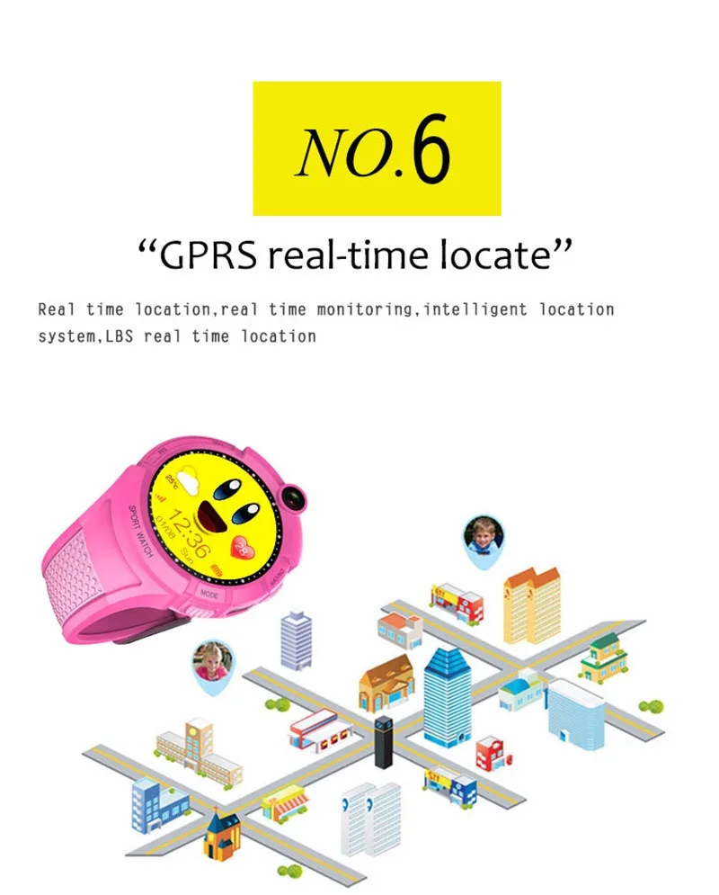 JQAIQ 1.4 Inch Color Touch Screen Kids Smart Watch With Camera Gps Wifi Location Child Smartwatch Sos Anti-lost Smart Watch Baby