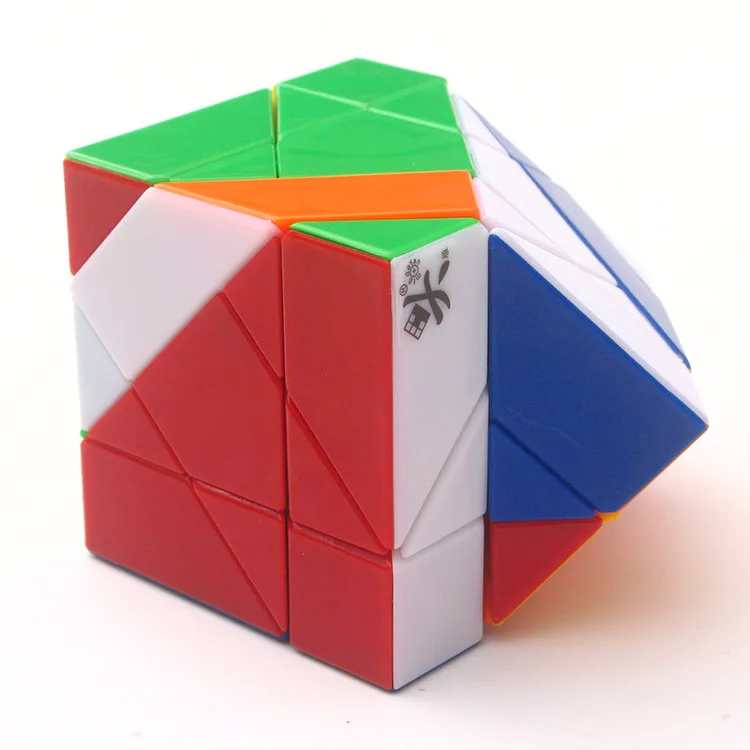 Dayan Tangram Cube/Экстрим Tangram Stickerless/черный Головоломка Куб подарок идея для X'mas день рождения