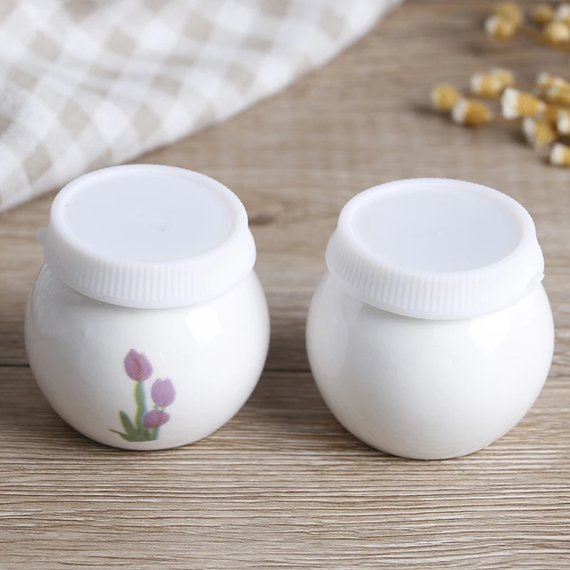 1Pcs Flower Print Ceramic Glass Liquid Glass Powder Dappen Dish Crystal Glass Cup For Acrylic Nail Art Clear Ceramic Nail Cup