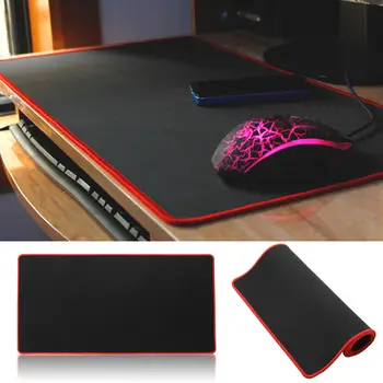 

Universal Gaming Mouse Pad Professional Large Size 60*30cm Rubber Pad Solid Color Locking Edge Keyboard Mouse Desk Mousepad