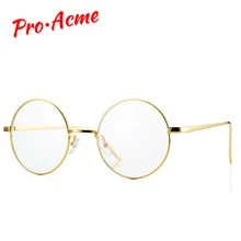 Pro Acme, Ретро стиль, круглые очки, оправа для мужчин и женщин, очки для девушек, прозрачные линзы, очки унисекс, оптические очки CC1165