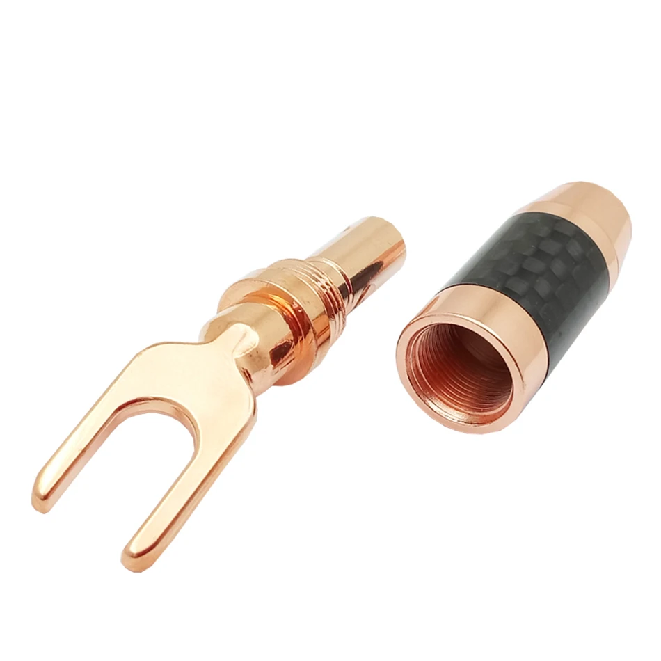 Plugue Banana Conector Speaker Amplificador de Áudio